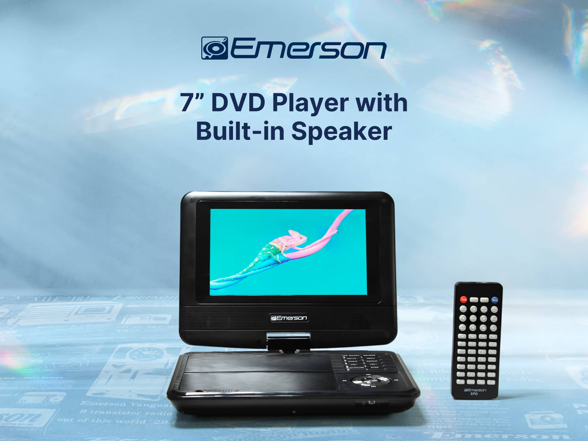 Emerson 7" DVD Player with Built-in Speaker
Emerson Vanguard Transistor radio out of this world 29456 4201Z
