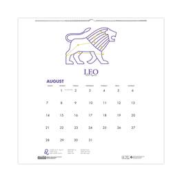 House of Doolittle - Recycled Academic Zodiac Wall Calendar, 11 x 14, Multicolor Sheets, 12-Month (Aug to July): 2025 to 2026