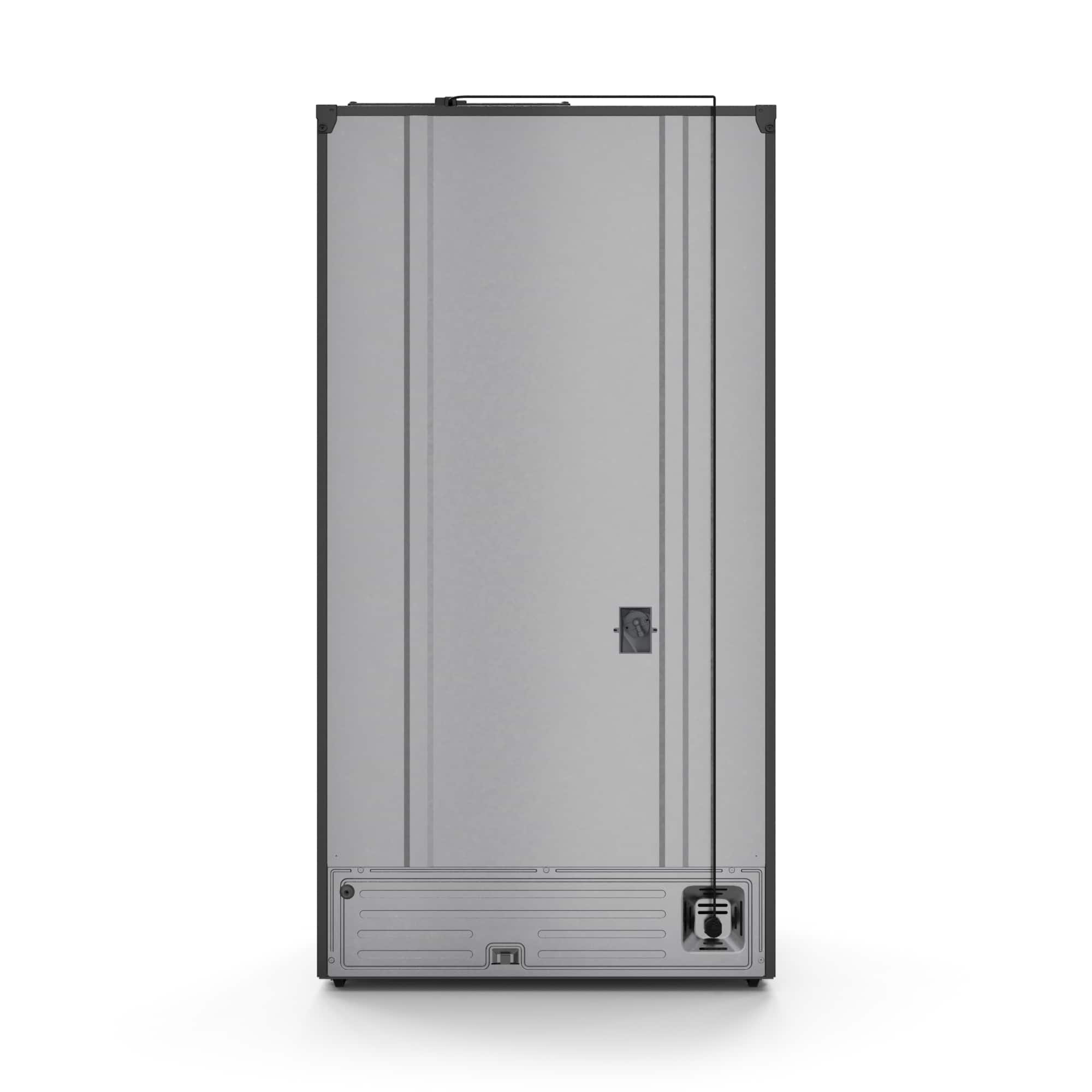 Alt View 12. Thor Kitchen - Gordon Ramsay Series by Thor Kitchen 20.3 Cu. Ft. Counter Depth Refrigerator with Rose Gold Hardware - Black.