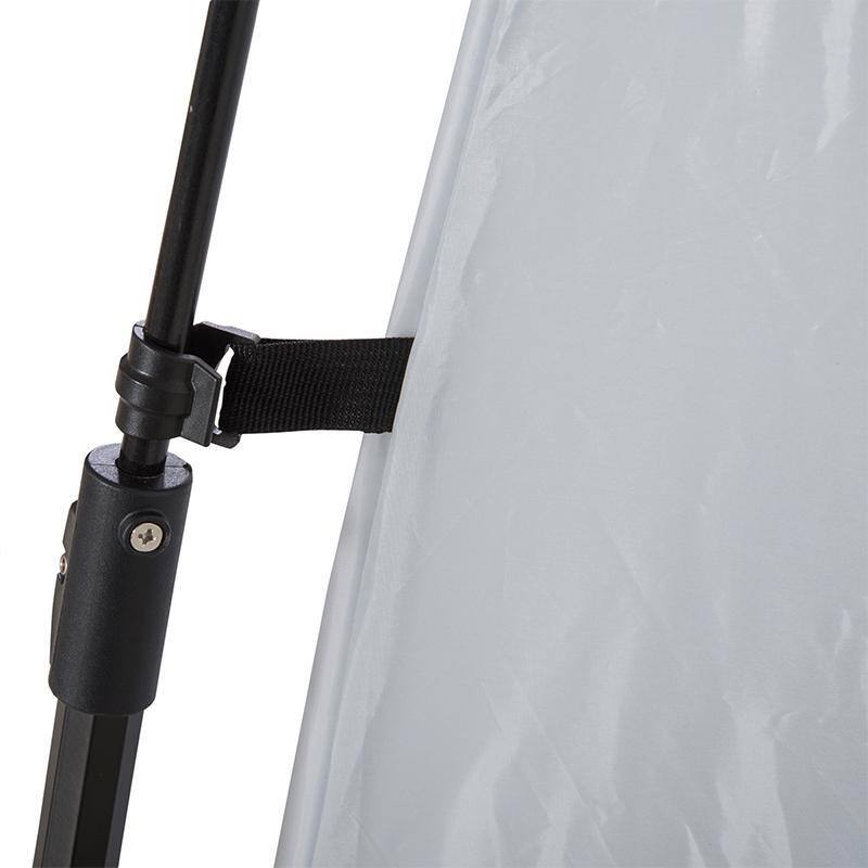 Angle. Resenkos - Two Room Pop Up Shower Tent, with Shower Bag, Floor and Carry Bag, Easy to Pop Up for Outdoor Privacy, Blue - Blue.