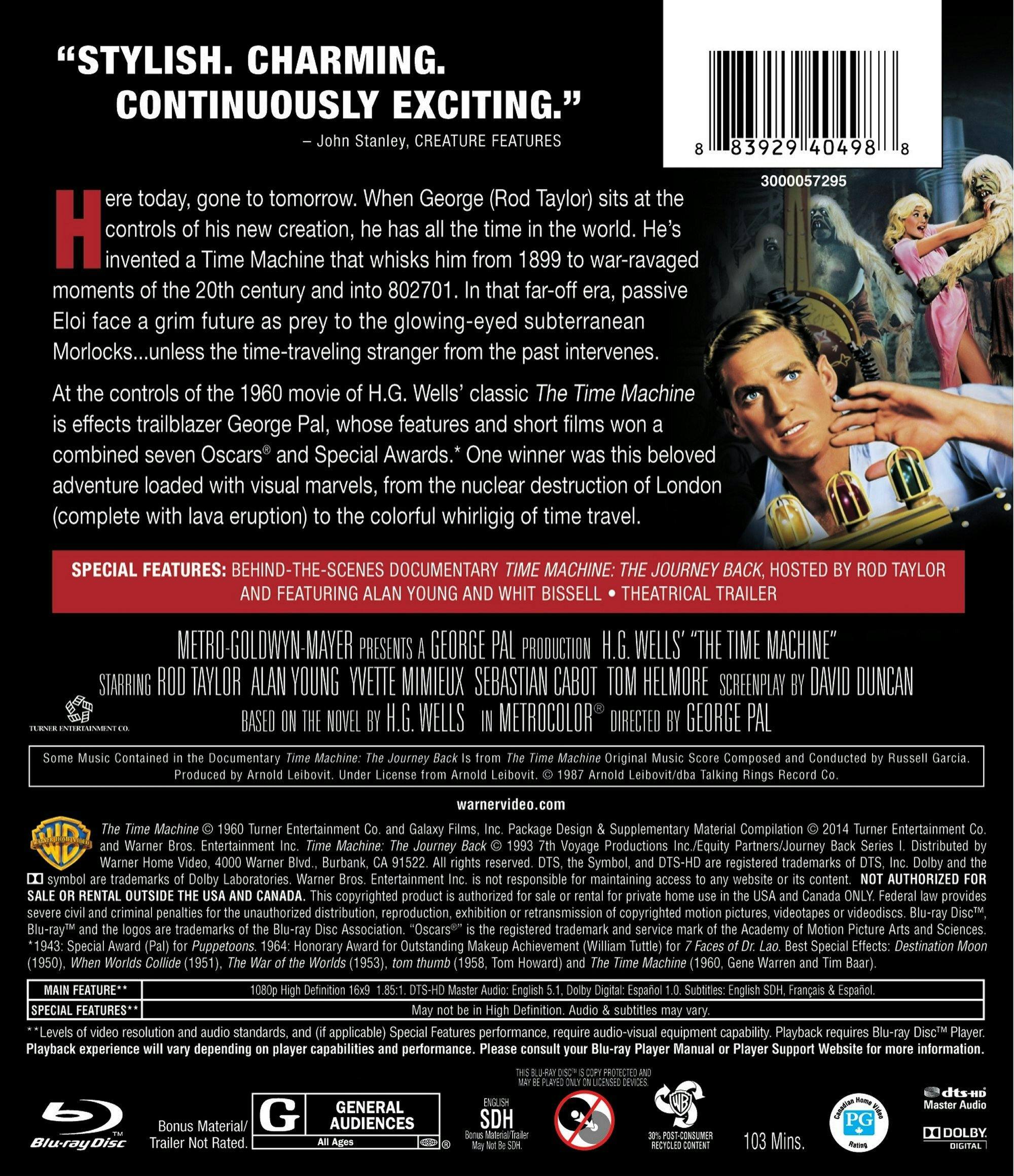 Angle. The Time Machine [Blu-ray].