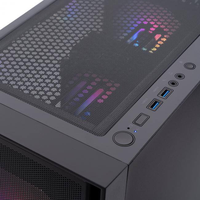 Alt View 5. Acer - Acer Nitro 60 Gaming Desktop Intel Core i7-14700F 32GB RAM 2TB SSD NVIDIA GeForce RTX 5070Ti Black - NVIDIA GeForce RTX - Black.