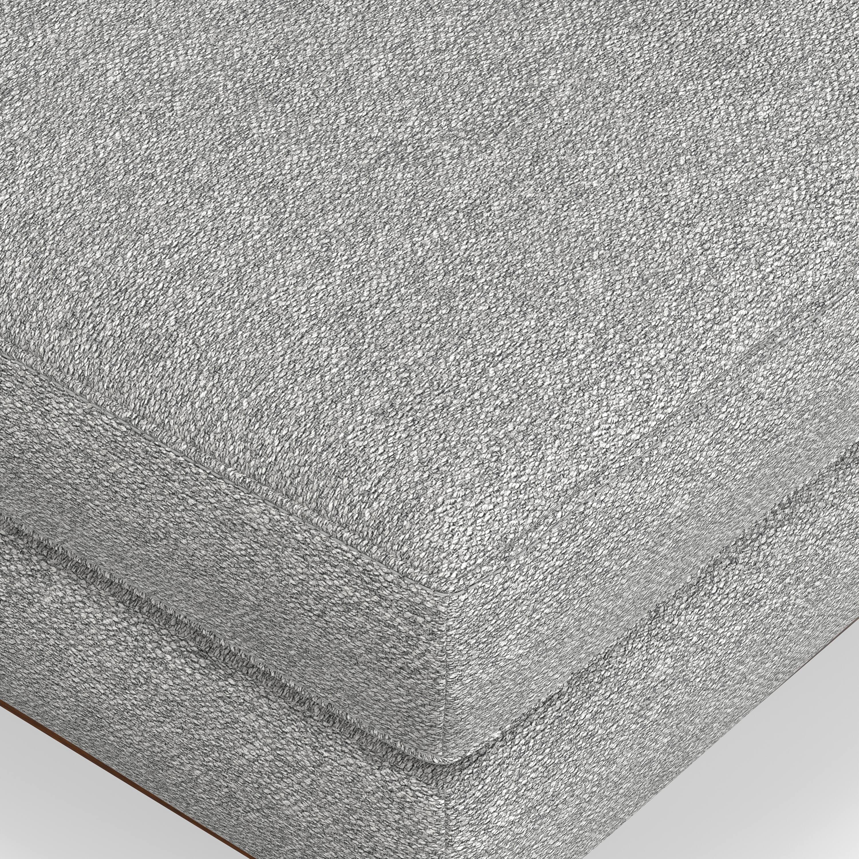 Alt View 14. Simpli Home - Morrison Large Rectangular Ottoman - Mist Grey.