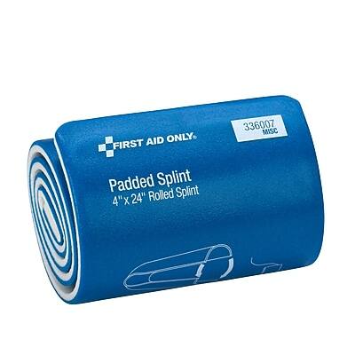 FIRST AID ONLY  
336007  
MISC  

Padded Splint  
4" x 24" Rolled Splint