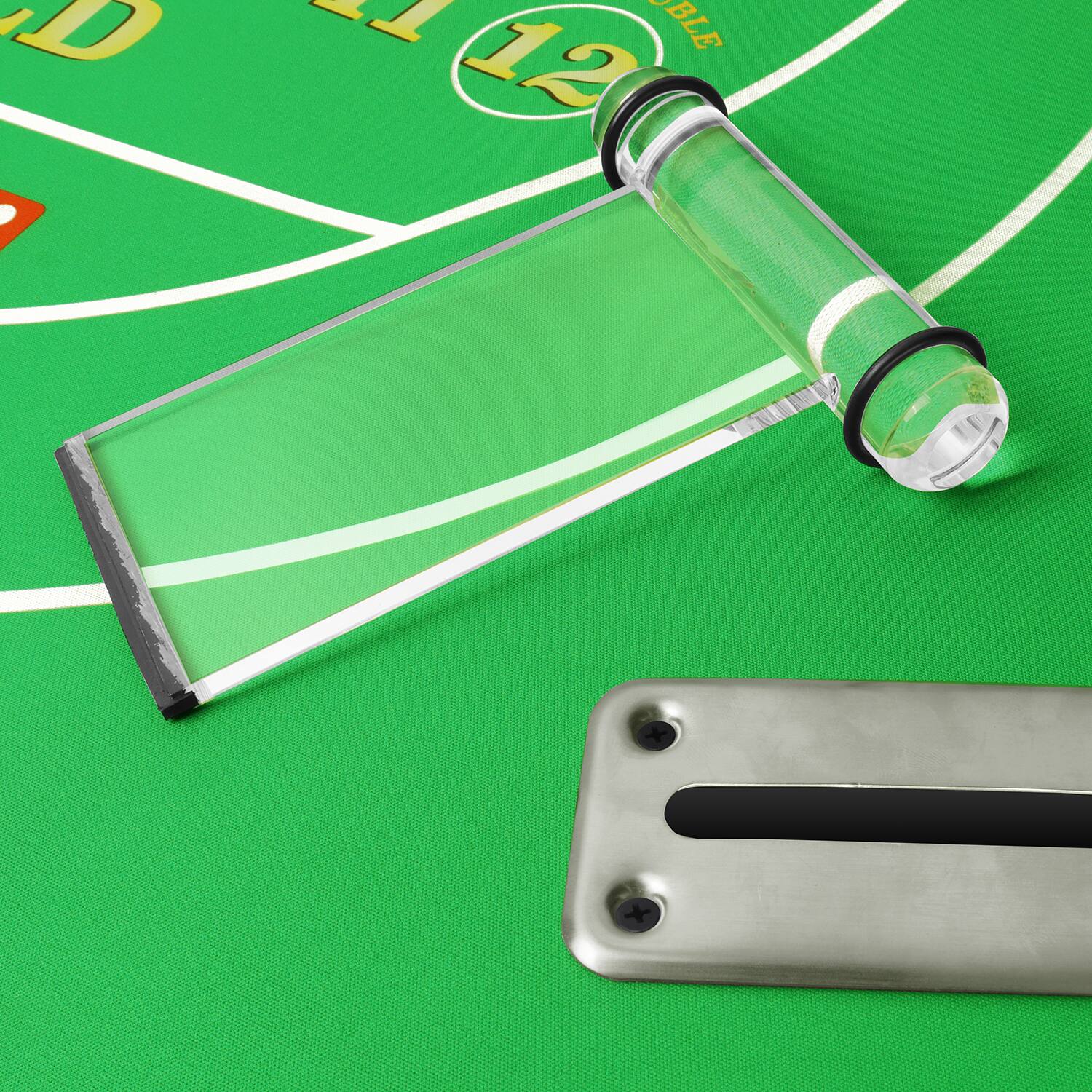 Alt View 1. GSE Games & Sports Expert - Casino/Home Custom Clear Acrylic Money Plunger Paddle for for Poker, Blackjack or Casino Tables.