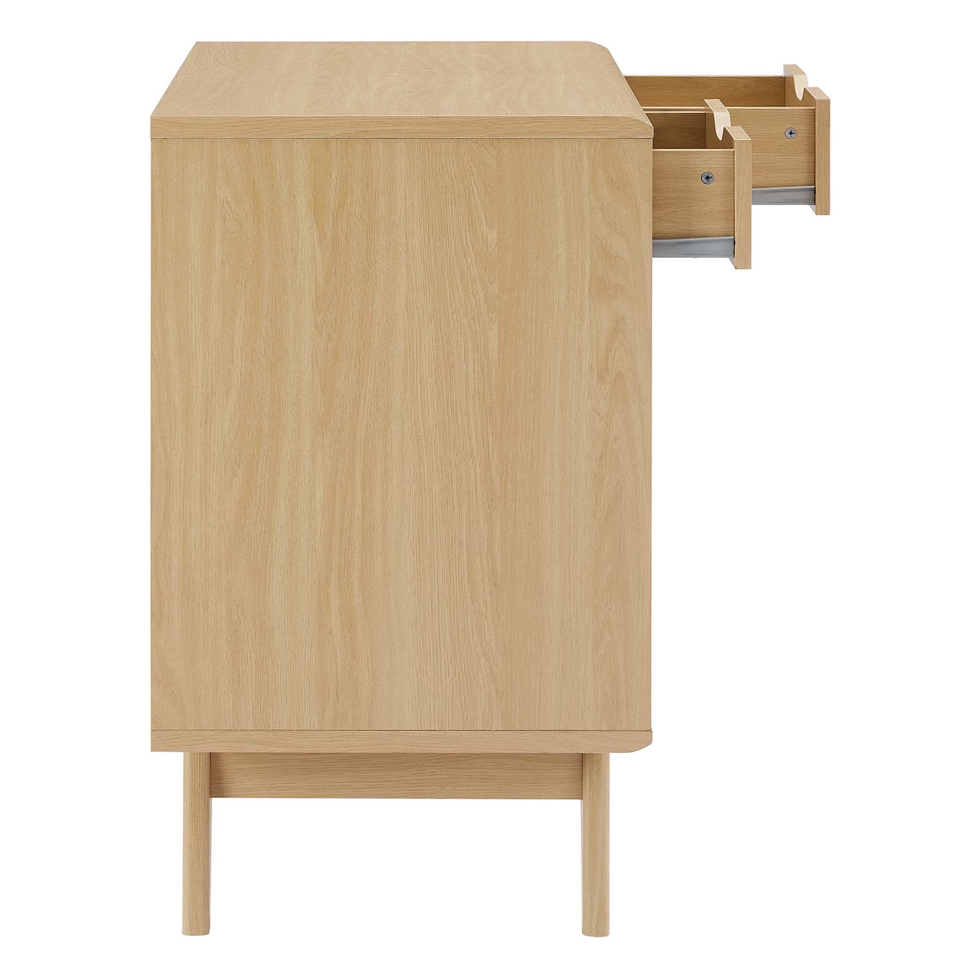 Alt View 8. Modway - Render Cat Cabinet by Modway - Oak.