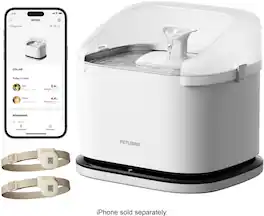 PETLIBRO - Dockstream RFID Cat and Small Dog Smart Water Fountain - White