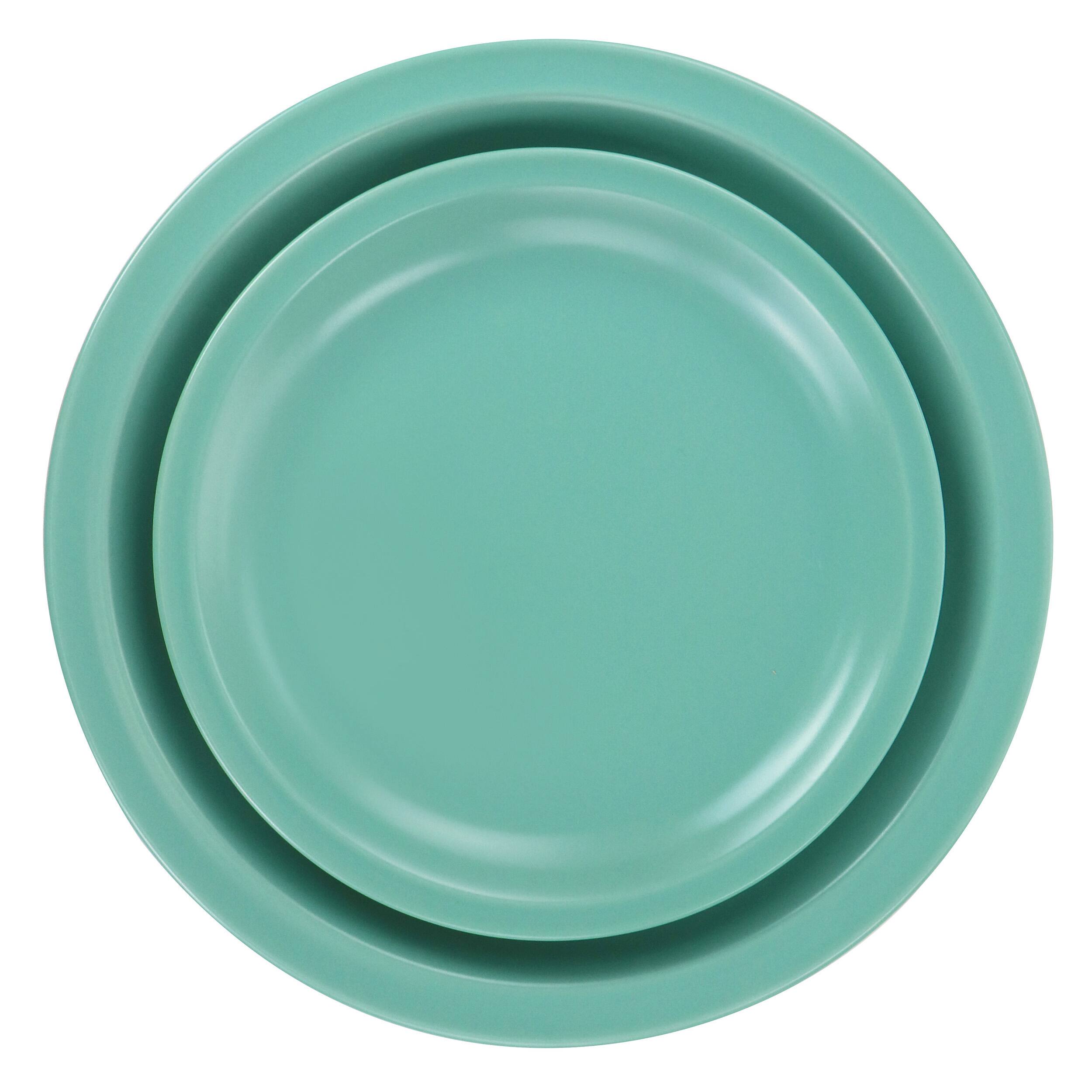 Alt View 3. Gibson - Gibson Home 16 Piece Siam Stoneware Dinnerware Set in Green - Green.