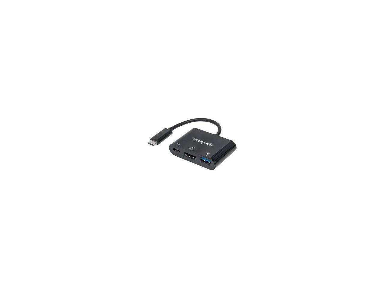Alt View 10. Manhattan - USB 3.1-C HDMI DOCK CONVERTER.