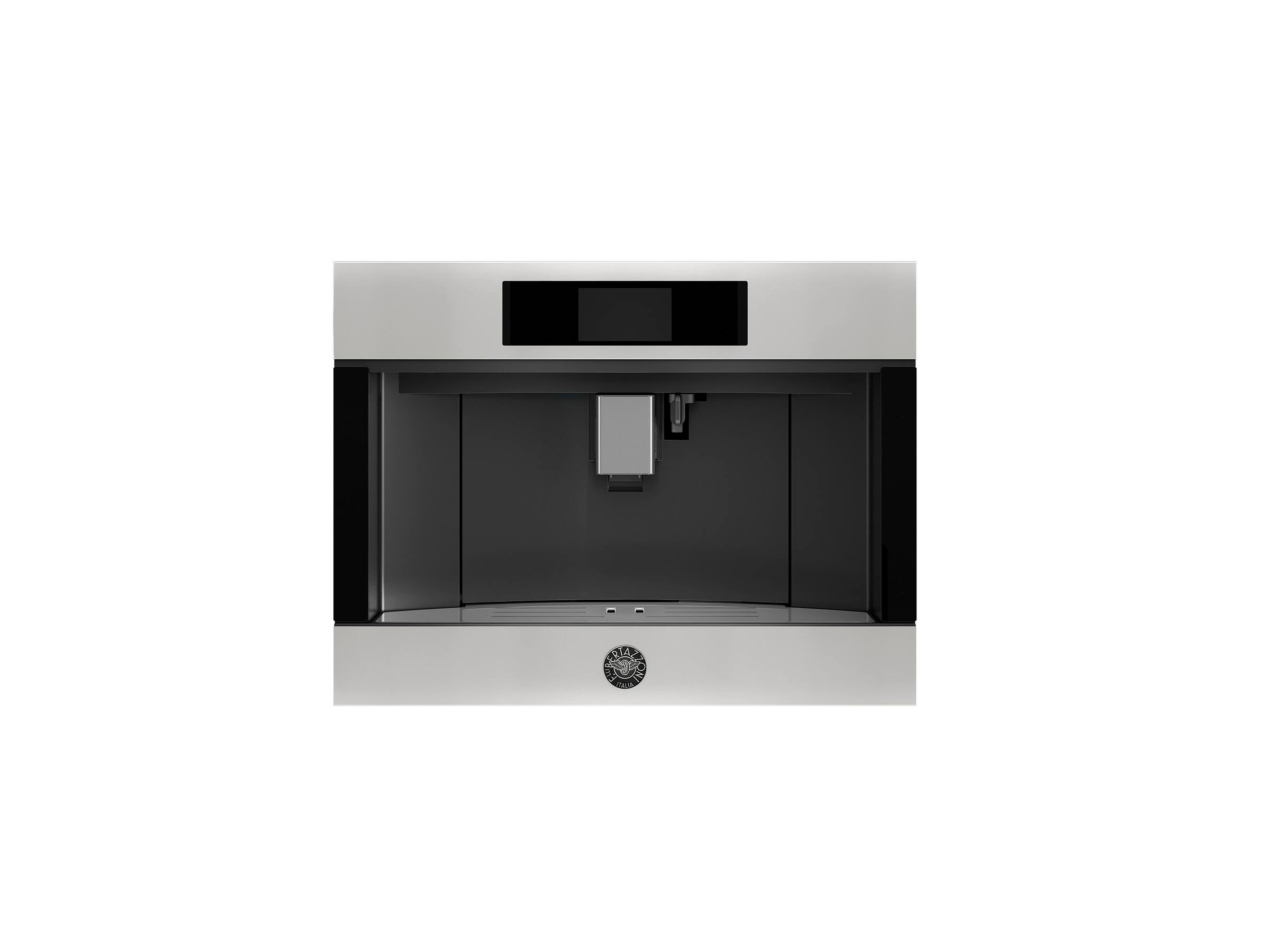 Front. Bertazzoni - Bertazzoni Built-In Coffee Machine - Stainless steel - Stainless Steel.