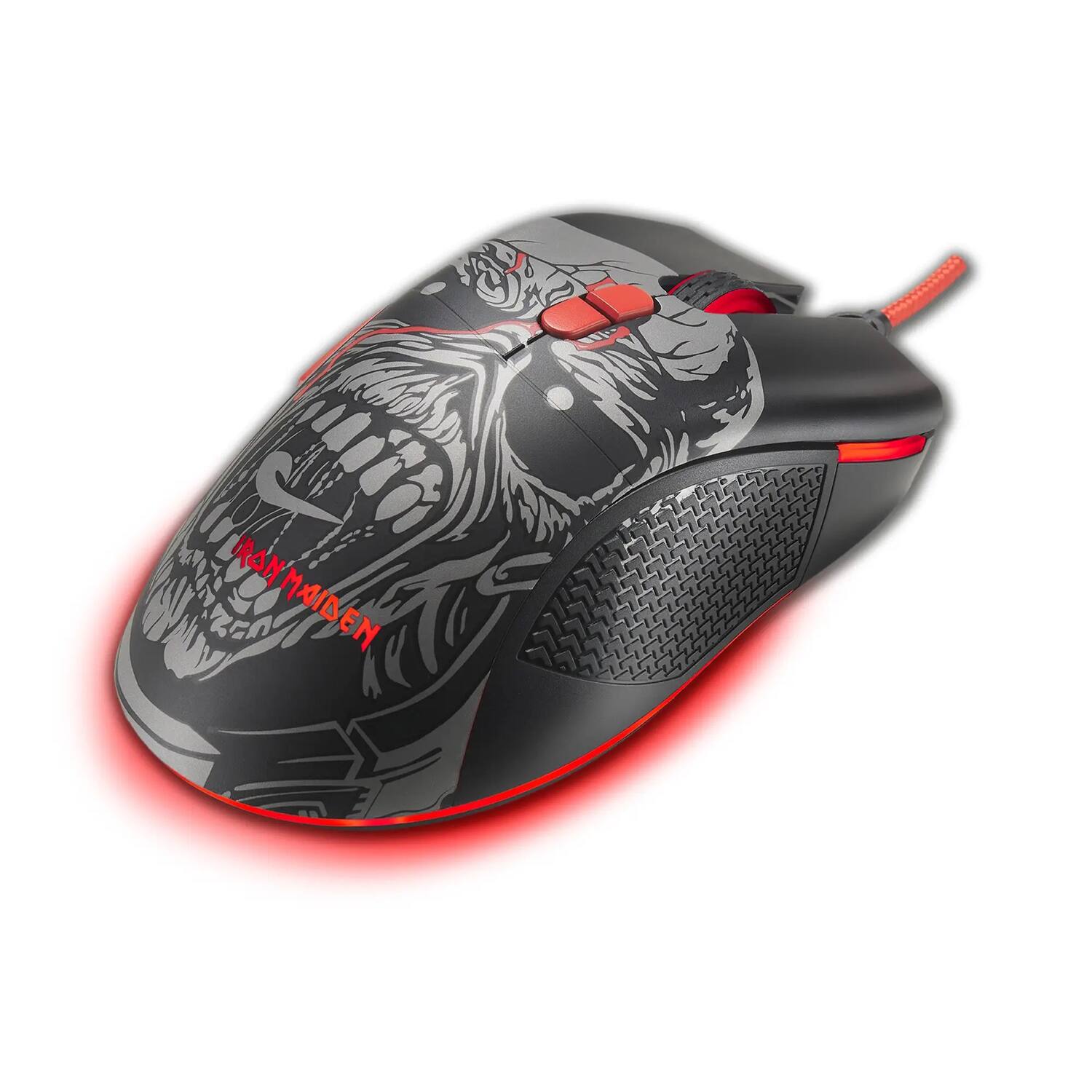 Alt View 2. Subsonic - Wired Ergonomic Optical Gaming Mouse, 7 Programmable Buttons, 7200 DPI, for PC - IRON MAIDEN®.