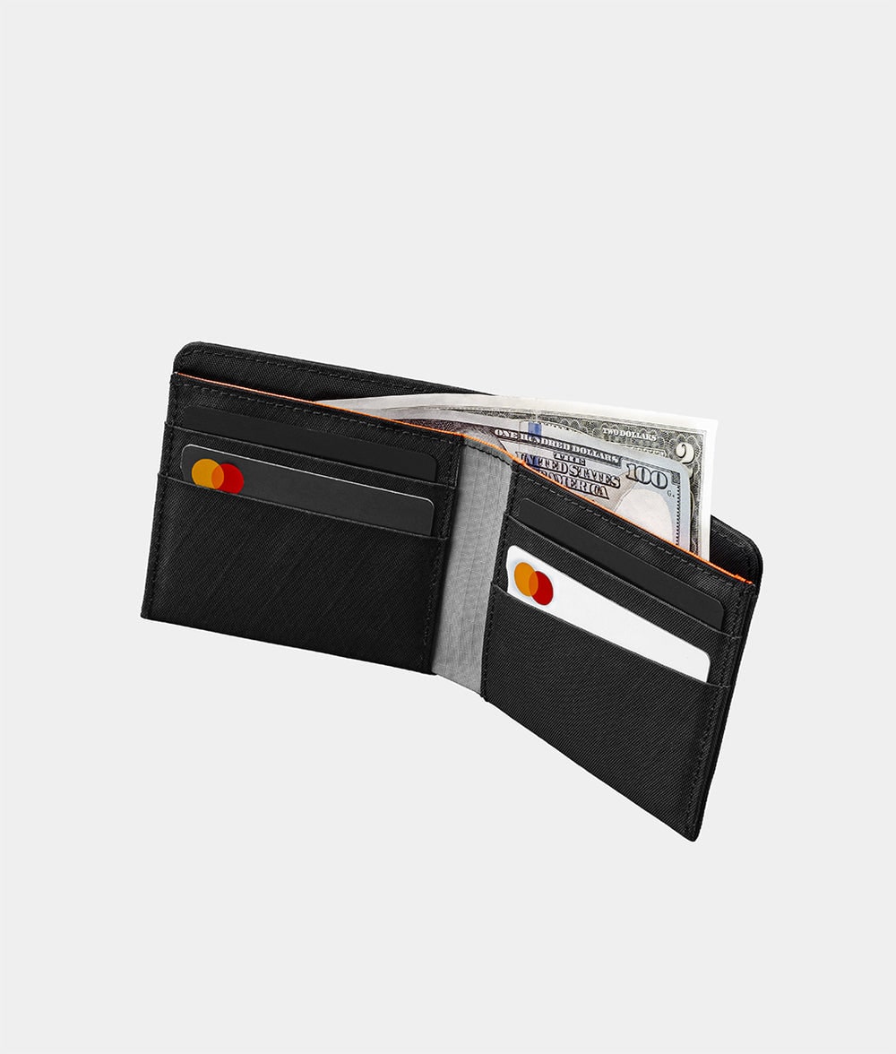 ALPAKA - ARK Classic Wallet,Bifold Wallet with Magnetic Closure, RFID Protection, Global Bill Fit,Gift-Ready Box - Black X-Pac X42