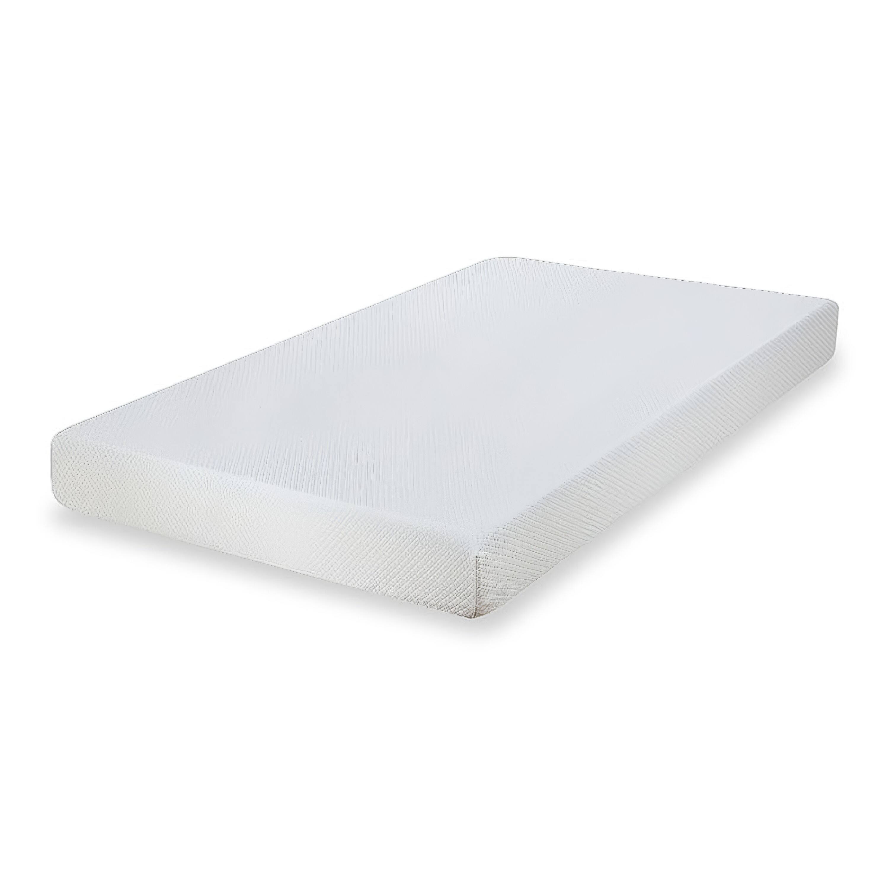 Front. Manhattan Lane - Aysa California King Mattress, Memory Foam,  Polyester, 8 Inch - White.