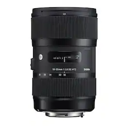 Sigma - 18-35mm f/1.8 DC HSM Art Lens for Canon DSLR Cameras