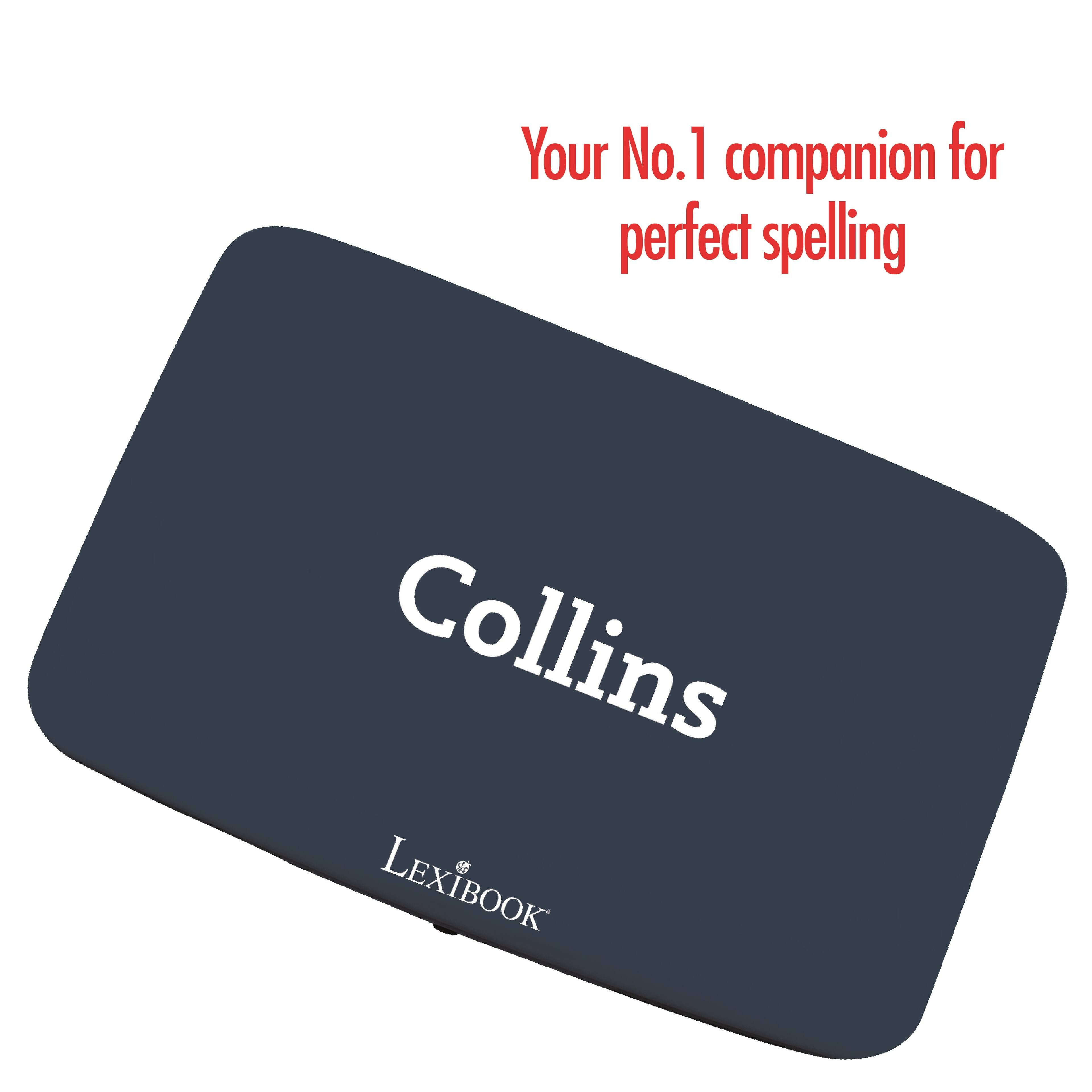 Your No.1 companion for perfect spelling  
Collins & LEXIBOOK