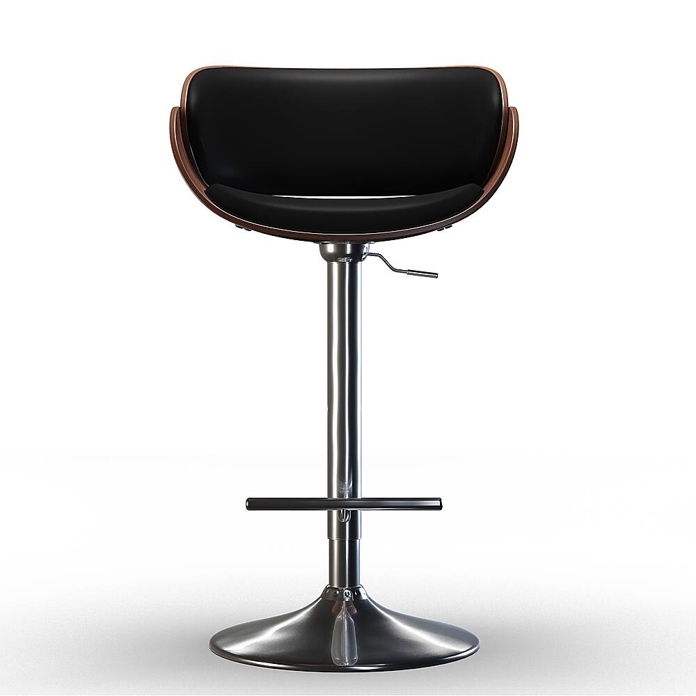 Alt View 13. Simpli Home - Amery Adjustable Swivel Bar Stool - Black.