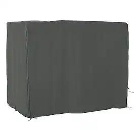 Outsunny - Patio Hammock Porch Swing Cover with UV, Water, & Dust Fighting Material - Gray