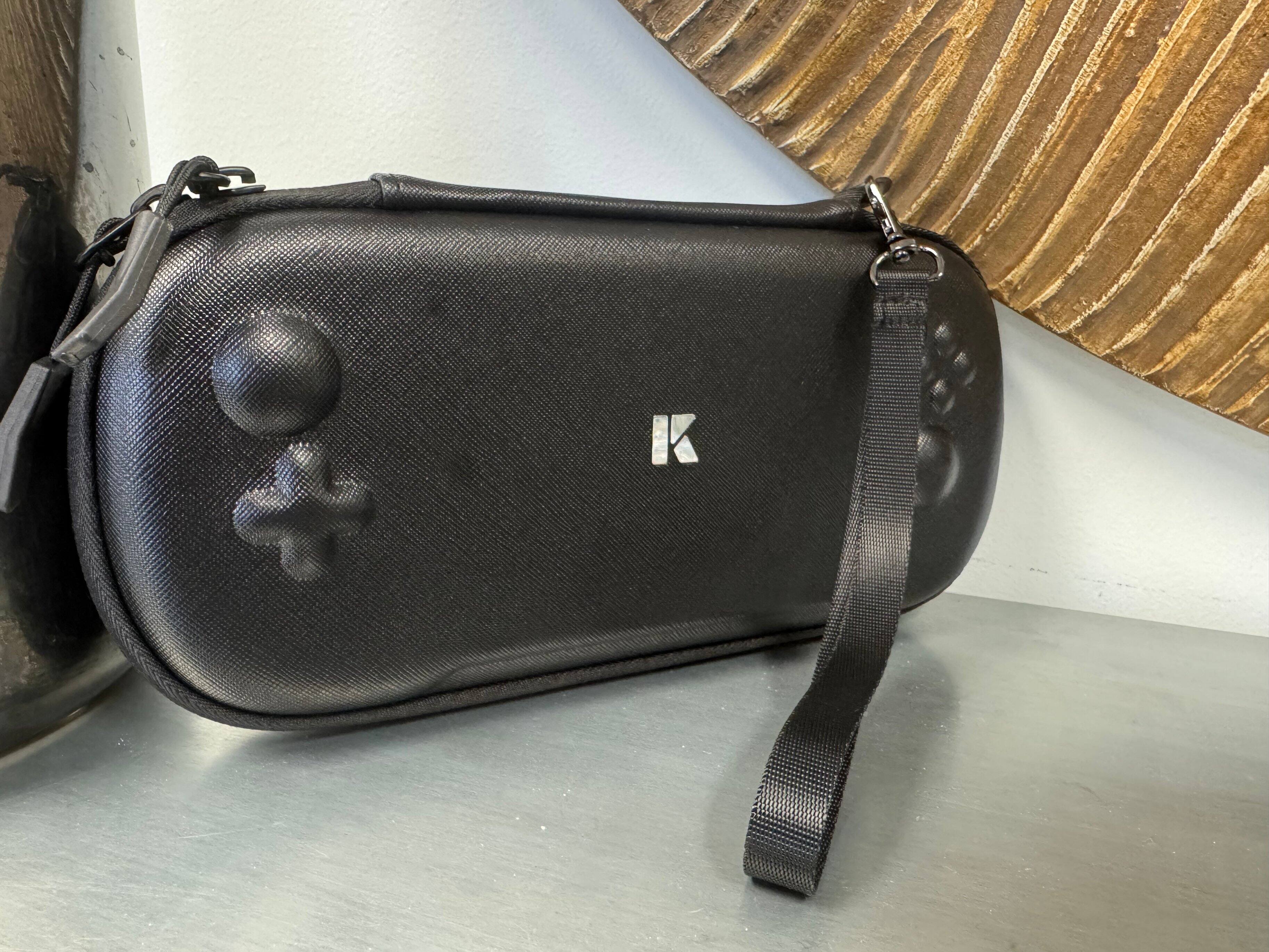 Alt View 3. KONKR - Pocket FIT Hard-Shell Carrying Case - Black.