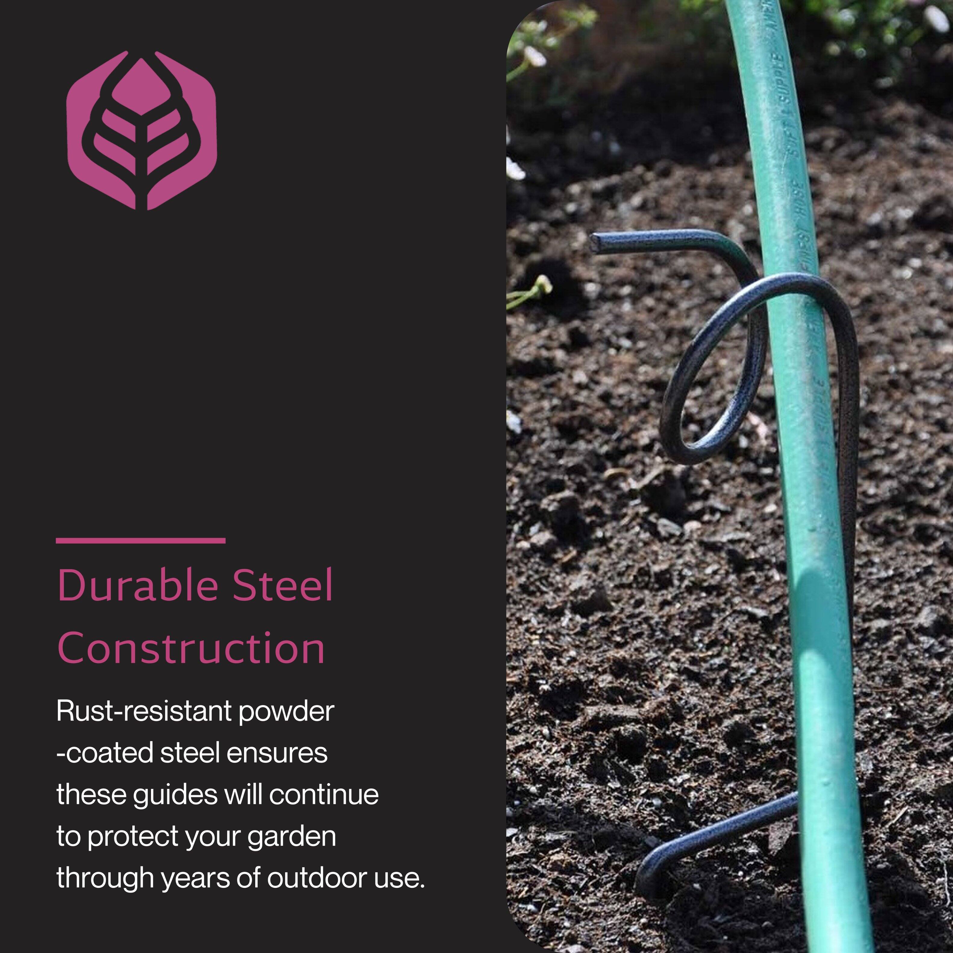 Durable Steel Construction

Rust-resistant powder-coated steel ensures these guides will continue to protect your garden through years of outdoor use.