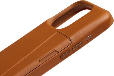 Bellroy iPhone 15 Pro Leather Phone Case 3 Card Terracotta