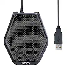 Front. MOVO - Movo MC1000 Conference USB Microphone for Computer Desktop and Laptop with 180° / 20' Long Pick up Range Compatible.