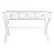 Front. OSP Home Furnishings - Wellington 46" Desk with Power - White.