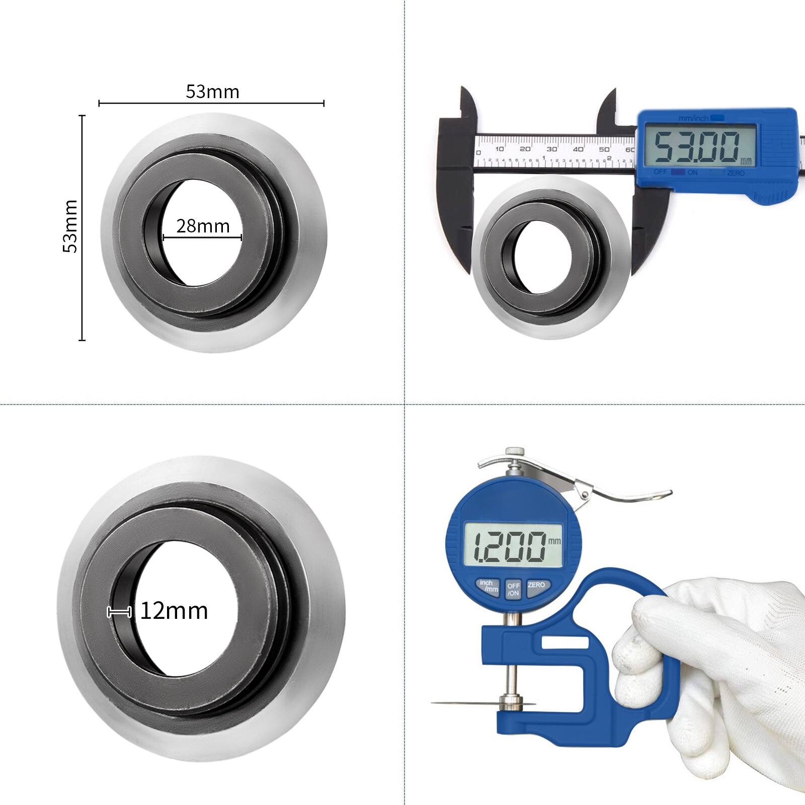 53mm  
53mm  
28mm  
a  
10 4  
20  
30  
40  
50 are  
mm/inch 60 5300 OFF ON ZERO  
I 12mm  
mm 1200 inch ZERO OFF Imm ON