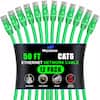 Maximm 50 FT CAT6 ETHERNET NETWORK CABLE 12 PACK RoHS COMPLIANT 24 AWG 550 MHZ RJ45 ROHS Verified