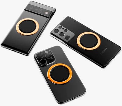 OhSnap Snap Magnetic UltraThin Universal Phone Grip and Stand with OhSnap Snap Magnetic UltraThin Universal Phone Grip and Stand with