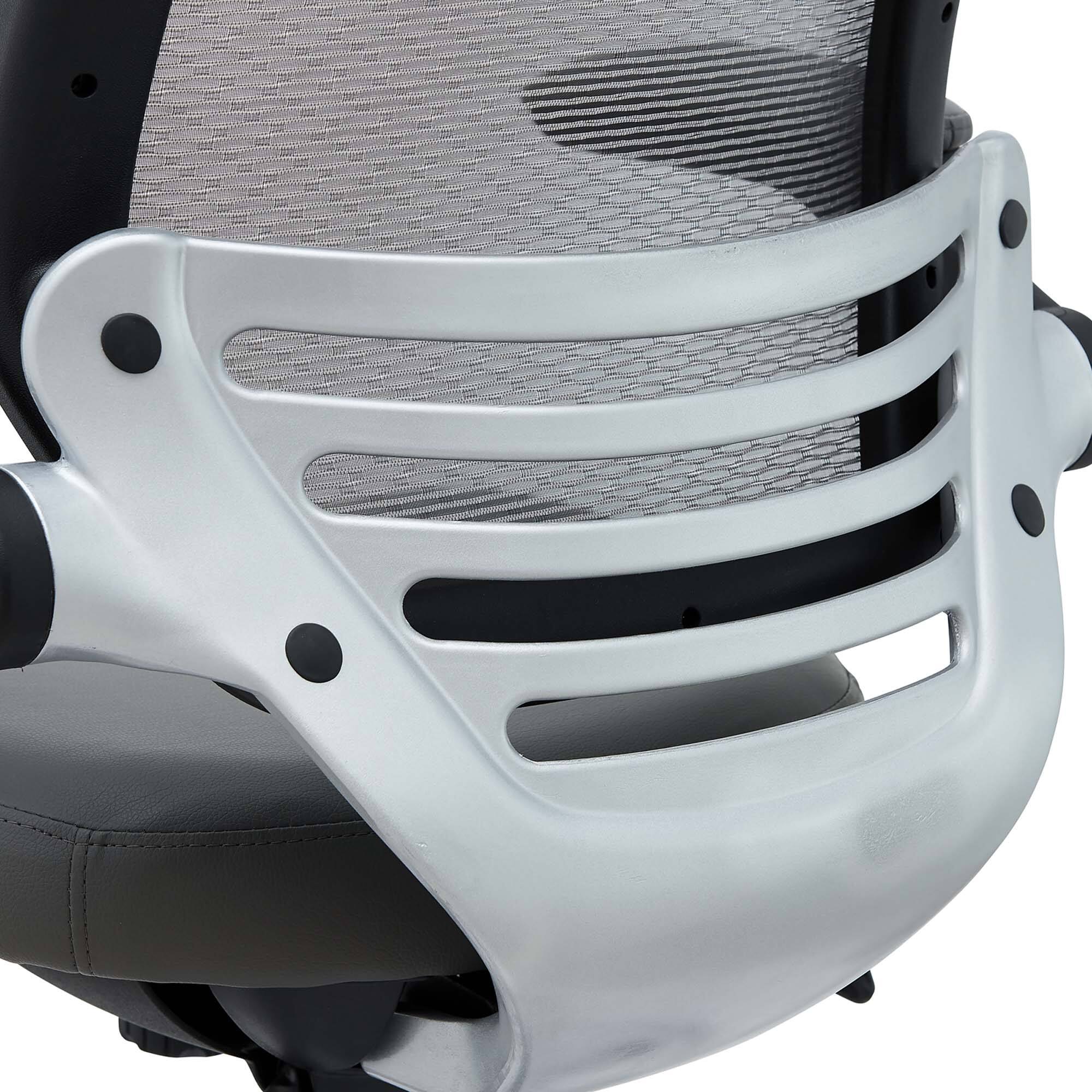 Alt View 4. Modway - Edge Drafting Chair by Modway - Gray.