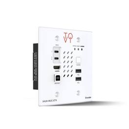 Orei - ToVi X4 4K Wall Plate Encoder (Video Wall, KVM) (X4UH-WUC-ETX) - White