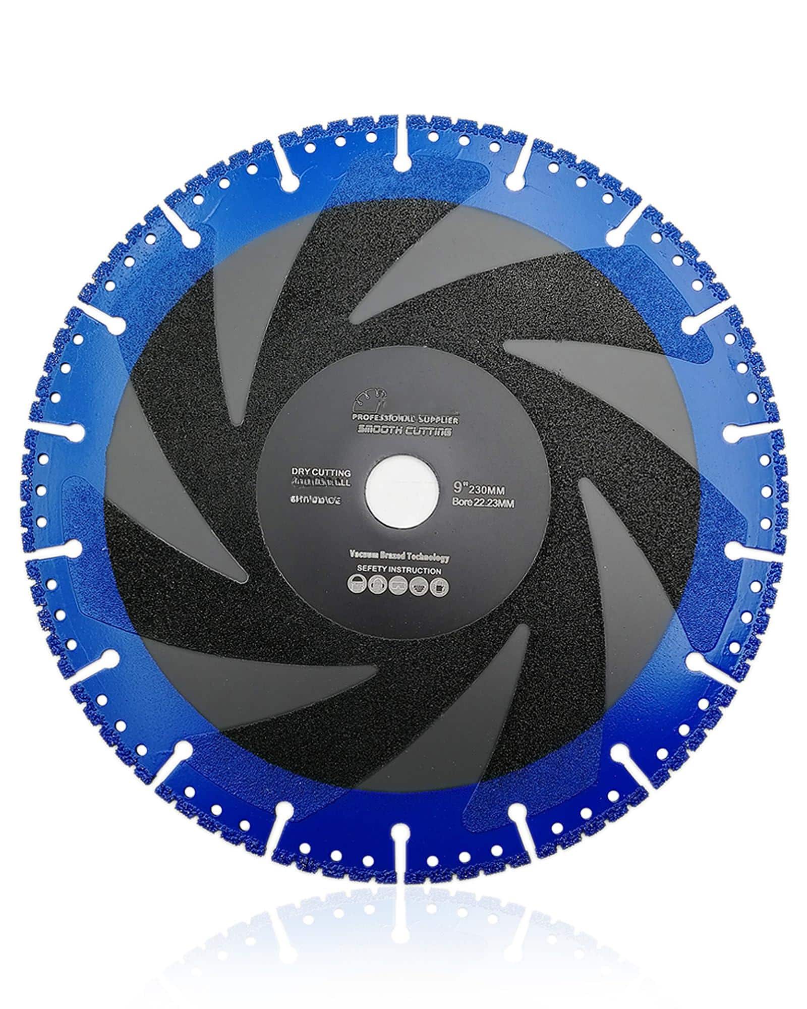 JETRANSPORT - 12 Inch Metal All Purpose Cut Off Wheel For Rebar Sheet Angle Iron Stainless Steel Vacuum Brazed technology ma - 9 Inch