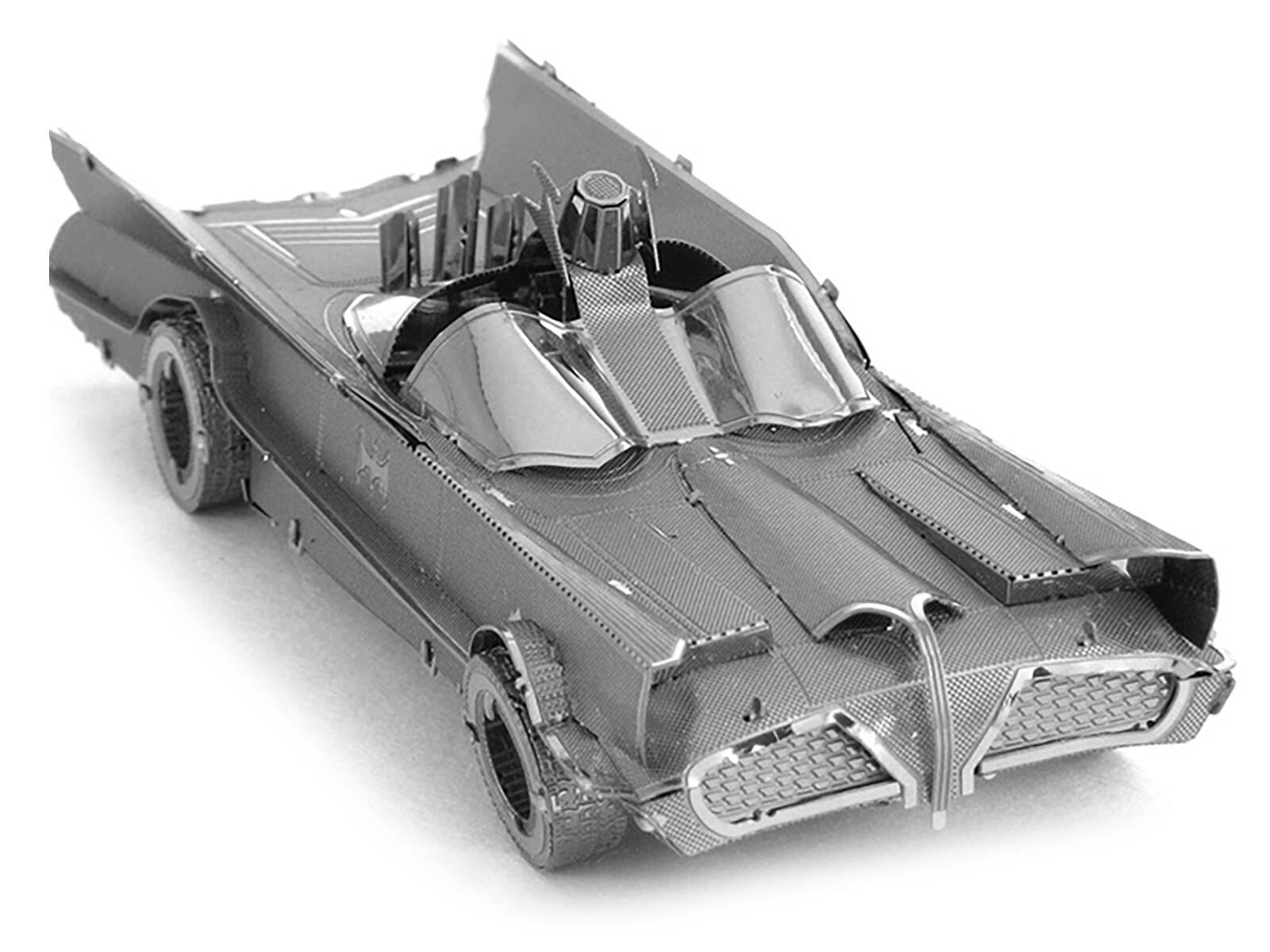 Back. Metal Earth - Model Kit 1966 Classic TV Series Batmobile "Batman" (1966) TV Series (Challenging Difficulty) Steel Model by Metal Earth - Grey.