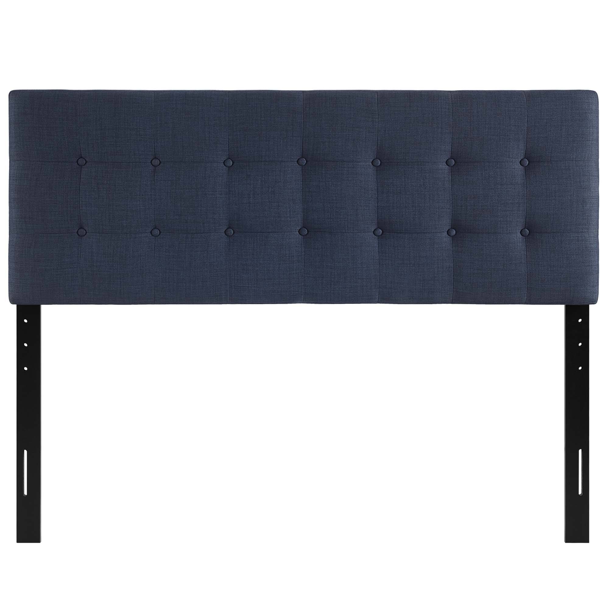Left. Modway - Emily Upholstered Fabric King Headboard by Modway - Blue.