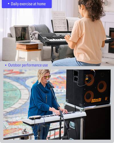 Donner music Donner Heavy duty Z style piano keyboard stand