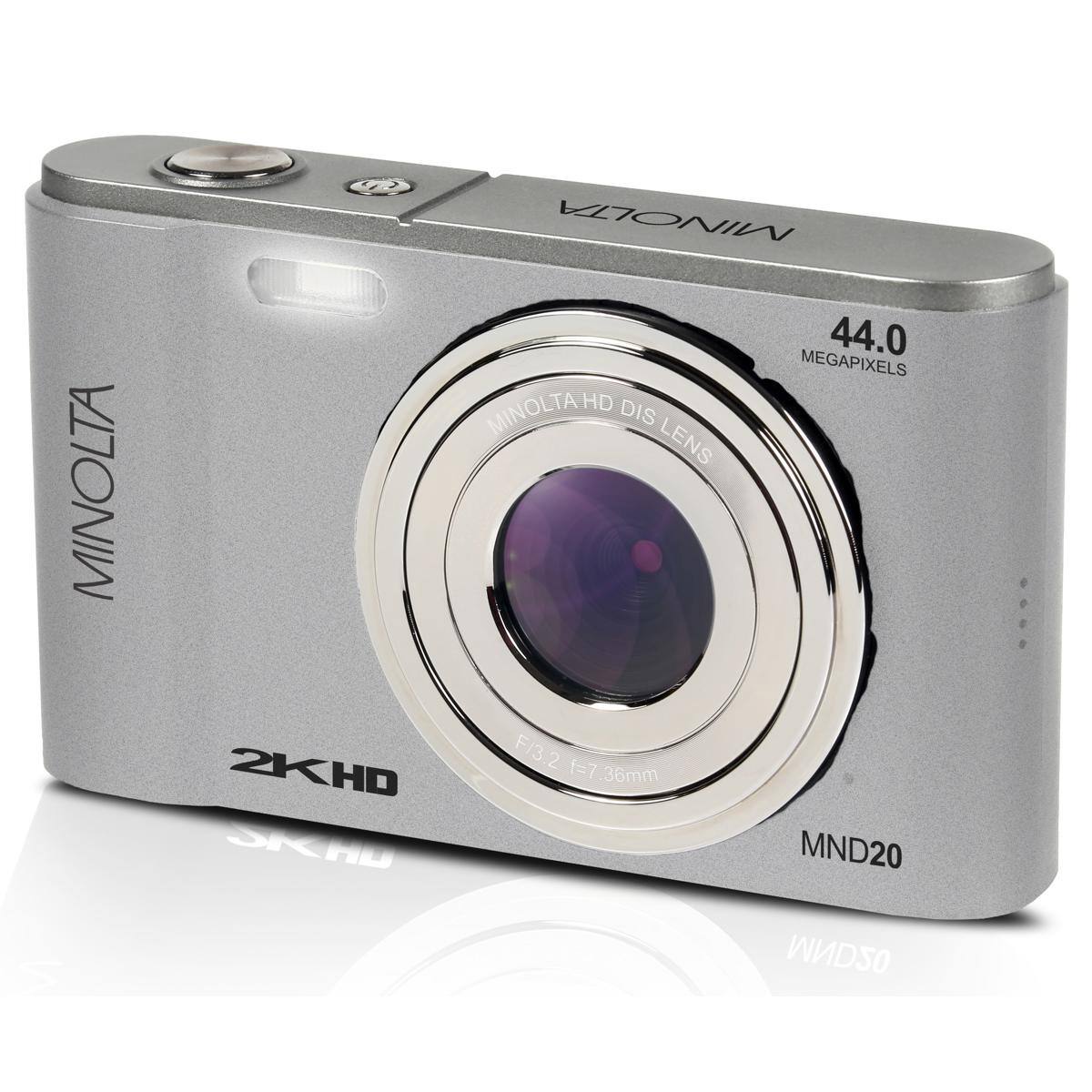 MINOLTA S  
MINOLTA 44.0 MEGAPIXELS  
TA HD DIS MINOL LENS F13 2 2KHD 2 f=7.36mm 36mm SKHD  
MND20 MND20