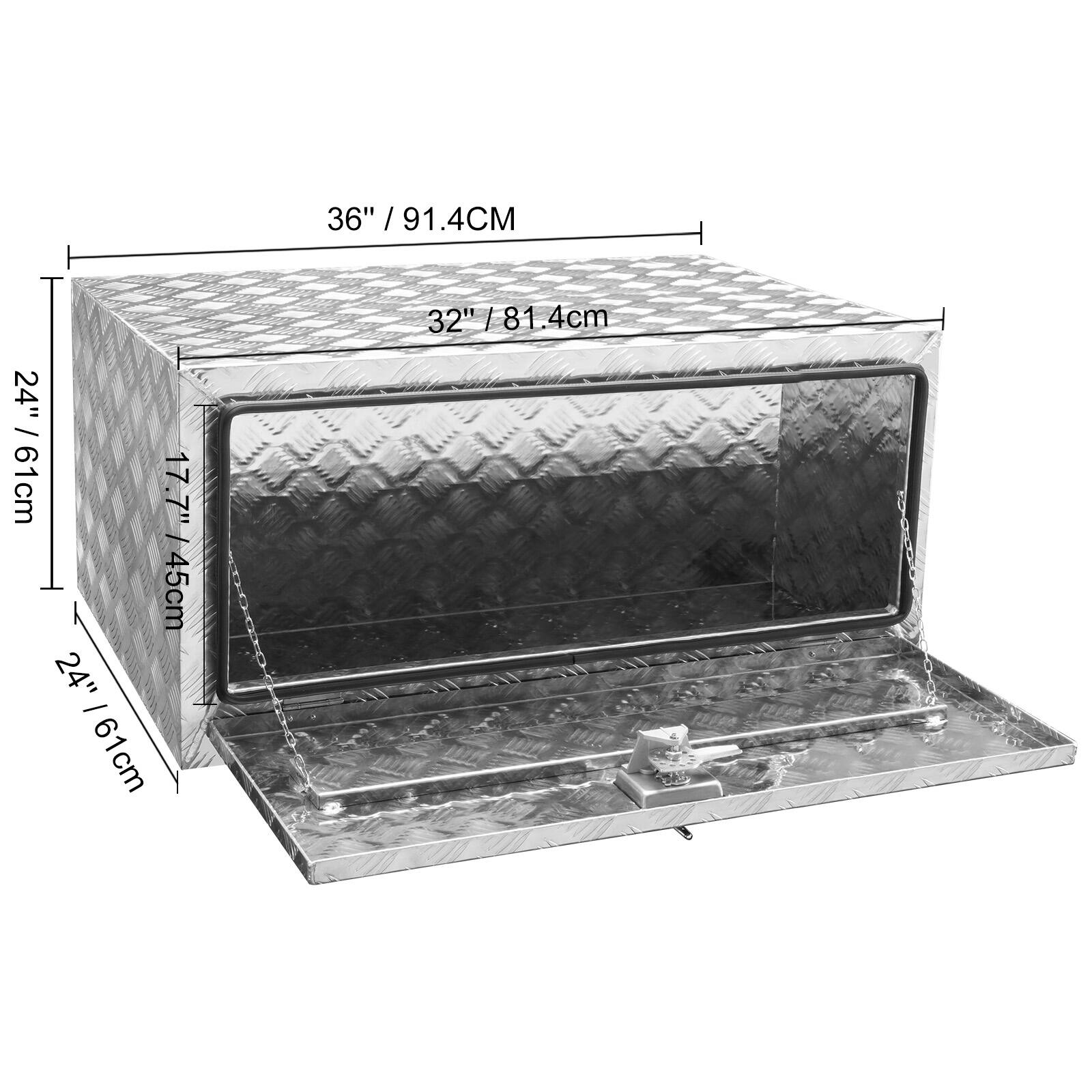 36" / 91.4cm, 24" / 61cm, 17.7" / 45cm, 24" / 61cm, 32" / 81.4cm, 4cm