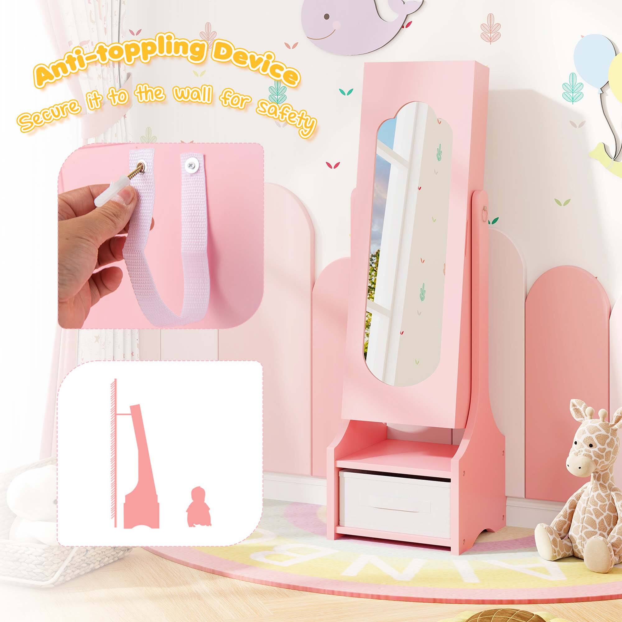 Anti-toppling Device  
Secure it to the wall for safety