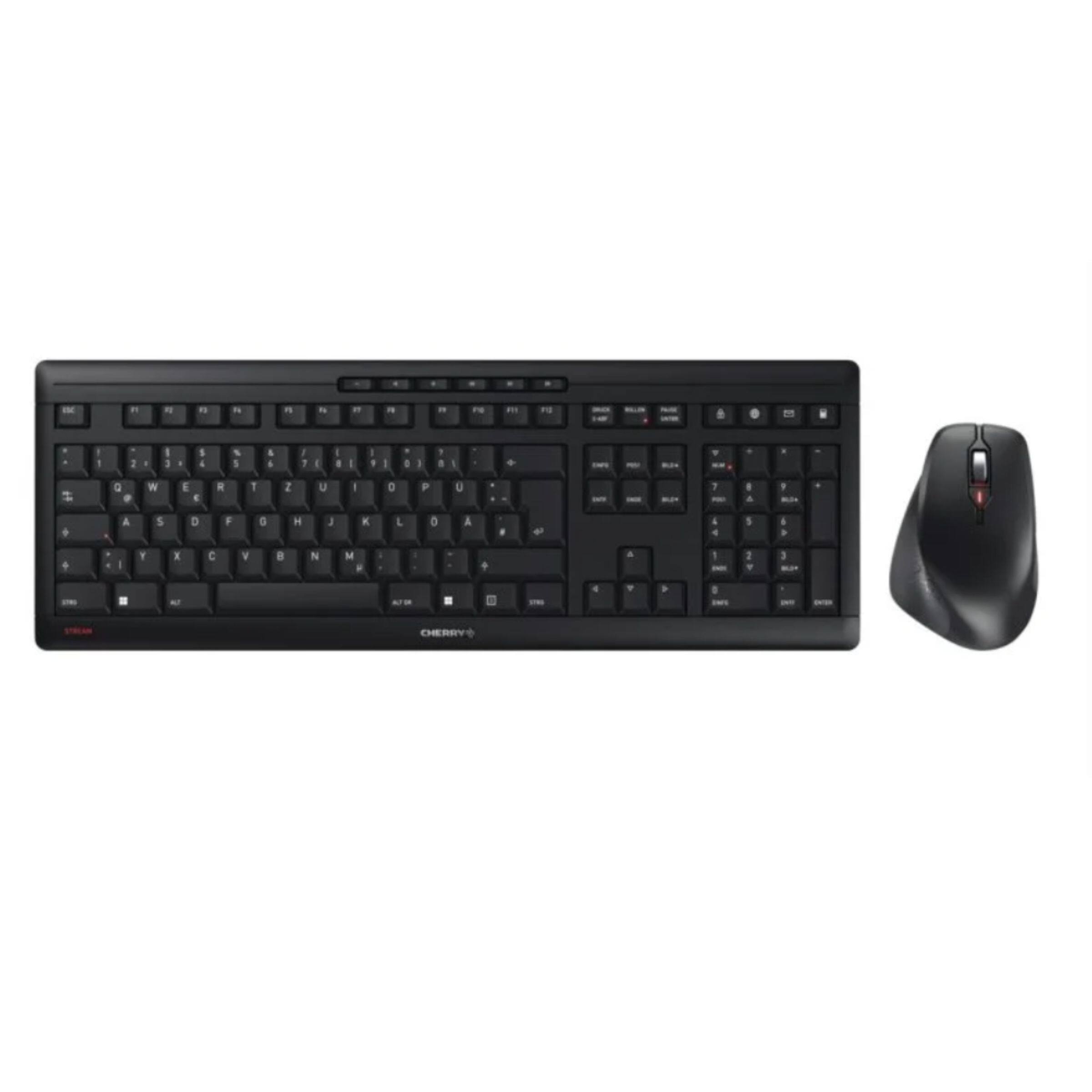 Front. CHERRY - STREAM Desktop Comfort - Black.