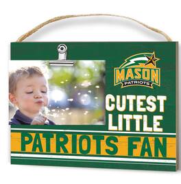 Jardine - George Mason Patriots 8'' x 10'' Cutest Little Team Logo Clip Photo Frame - Green