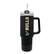Front. The Fanatic Group - South Florida Bulls 40oz. Stainless Tumbler with Handle & Removable Straw - Black.