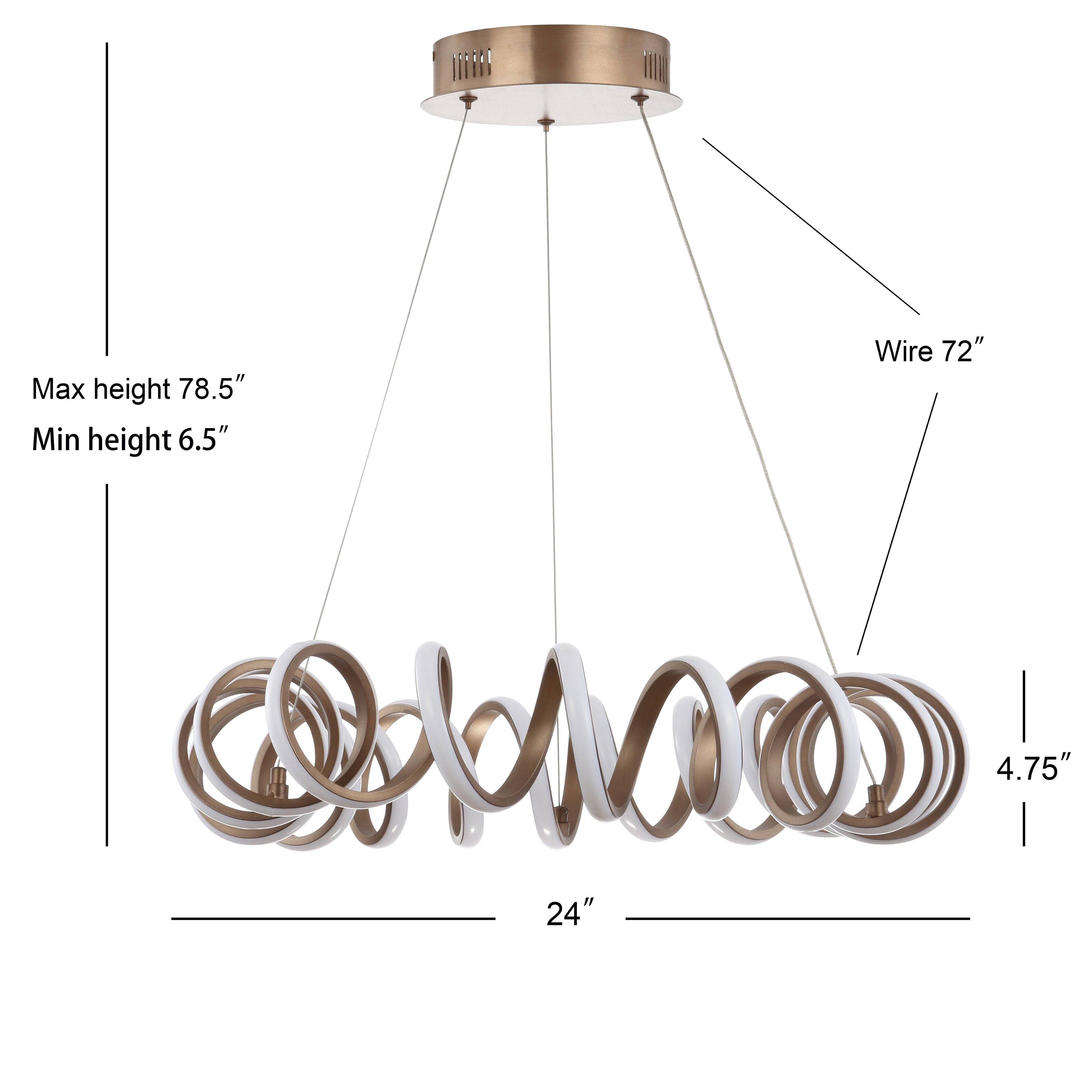Max height 78.5"  
Min height 6.5"  
Wire 72"  
4.75"  
24"
