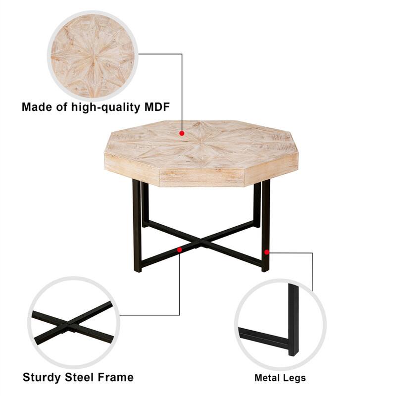 Made of high-quality MDF  
Sturdy Steel Frame  
Metal Legs