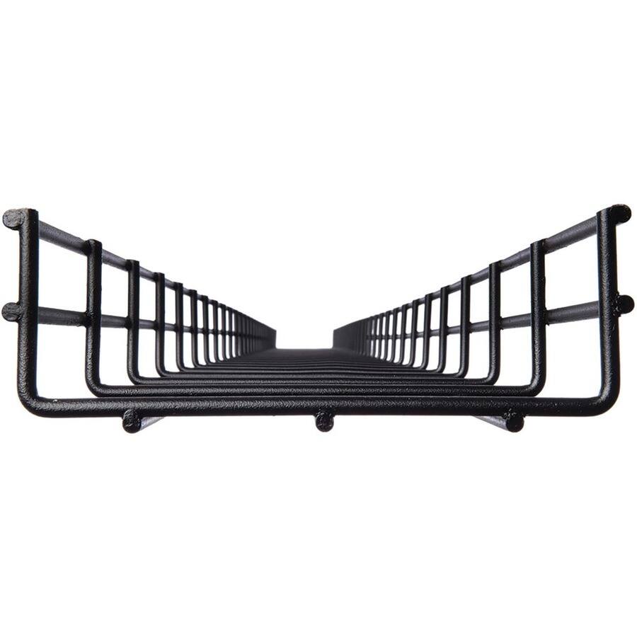 Alt View 4. Tripp Lite - Tripp Lite Wire Mesh Cable Tray Management Organization, Ideal for Industrial & Data Centers, 2 Pack, 6 inches x 2 - Black.
