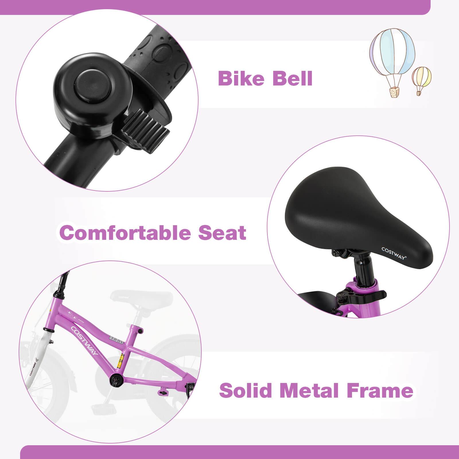 - Bike Bell
- Comfortable Seat
- Solid Metal Frame