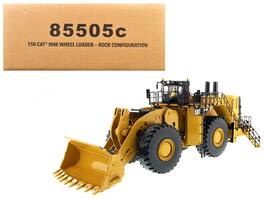 Diecast Masters - CAT Caterpillar 994K Wheel Loader with Rock Bucket and Operator "Core Classics" Series 1/50 Diecast - Yellow and Black