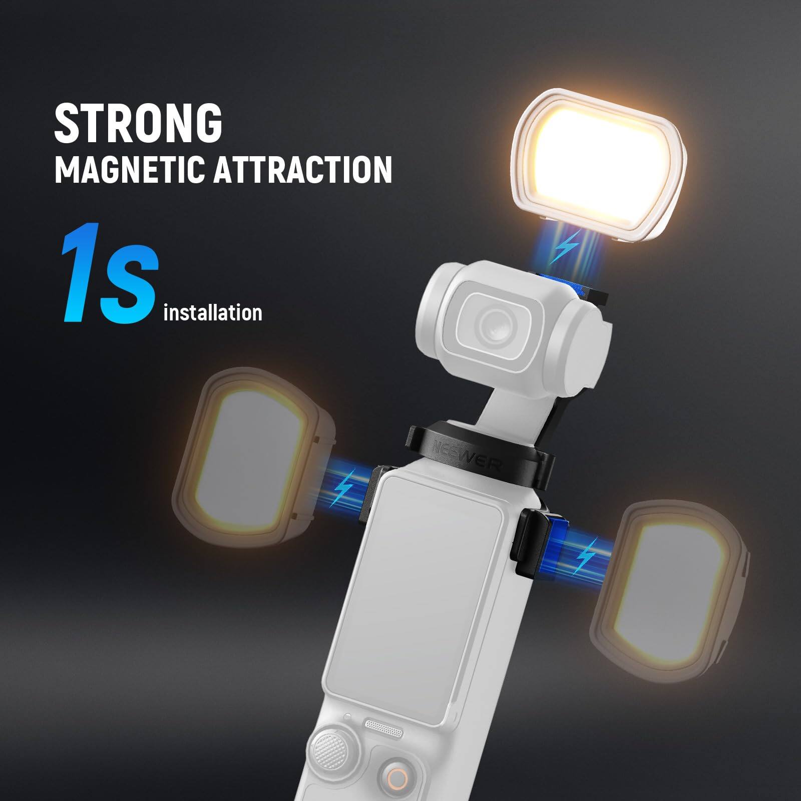 STRONG MAGNETIC ATTRACTION  
1s installation