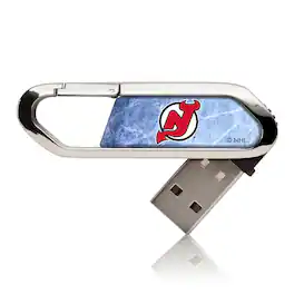 Keyscaper - New Jersey Devils Ice Flood Clip USB Flash Drive-16 GB USB-C - Multicolor