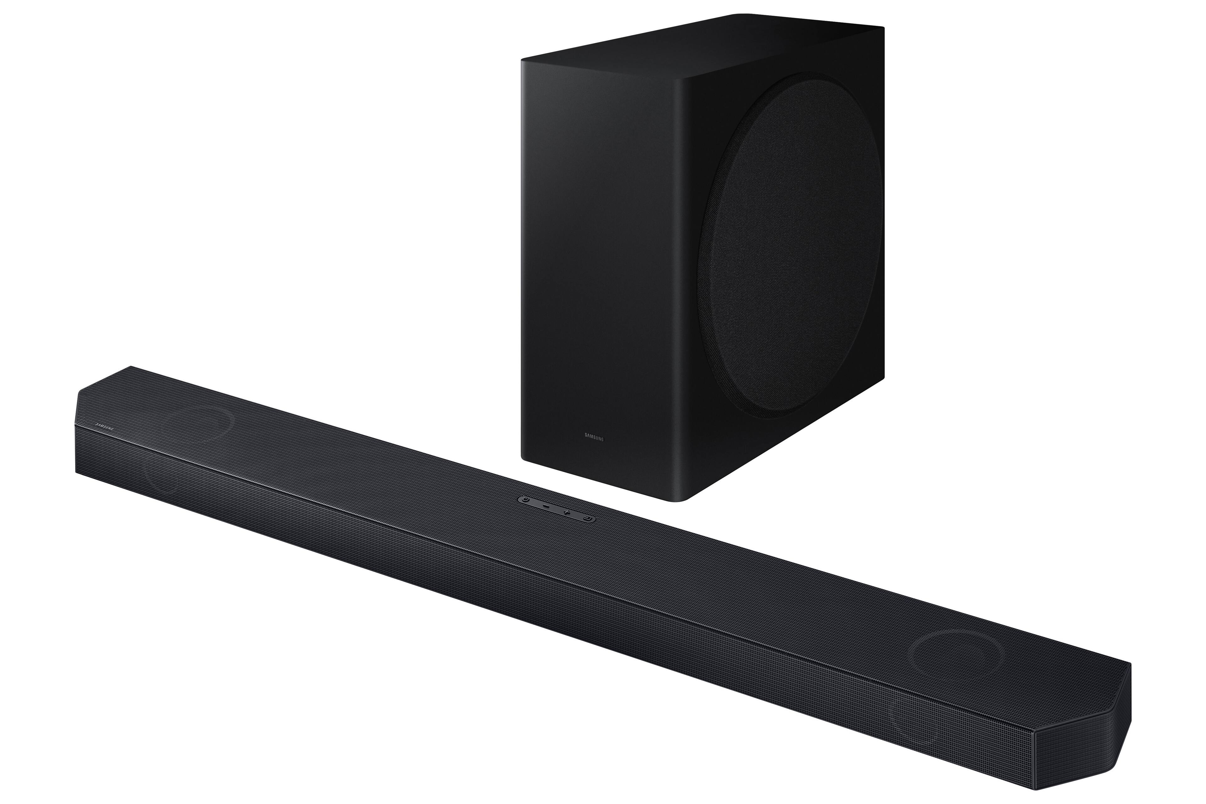 Alt View 11. Samsung - Q series 3 .1.2 ch. Wireless Dolby ATMOS Soundbar w / Q Symphony - Titan Black.