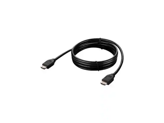 Front. Belkin - Belkin F1DN1VCBL-HH6T 6 ft. Black TAA HDMI/HDMI SKVM Video Cable, HDMI M/M Male to Male.